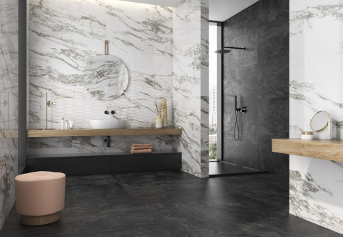 pochiche lodicon distribuidores Materiales de construccion Porcelanico XXL de Pamesa niro PASTA BLANCA