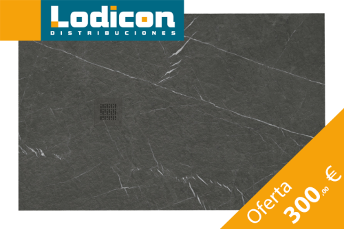 Plato de ducha Smart Slate Create (Tolouse Black) - Lodicon Murcia
