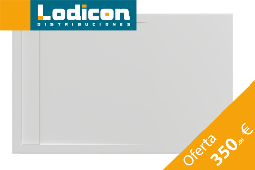 Plato de ducha Smart Solid Bali Soft (Glaciar White) - Lodicon Murcia